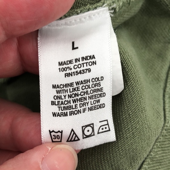 Aeropostale Solid Twill Skirtall Size L Bob Overall Carpenter Style Skirt Jumper - Picture 5 of 16